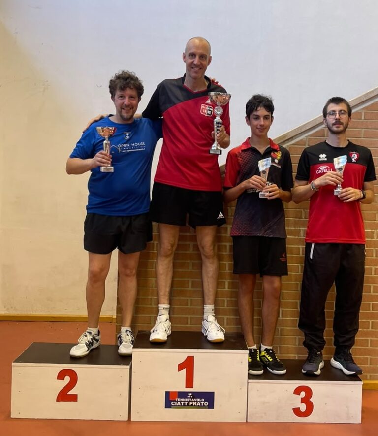 Santucci 2° all’ Open di Prato